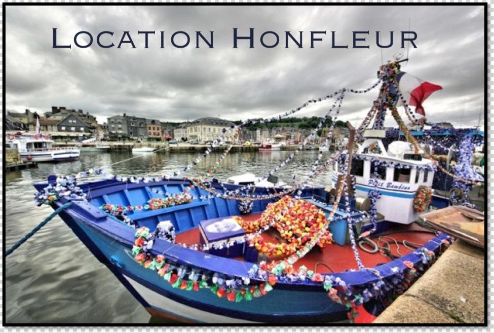 Le Bellevue - Beautiful Sea View Leilighet Honfleur Eksteriør bilde