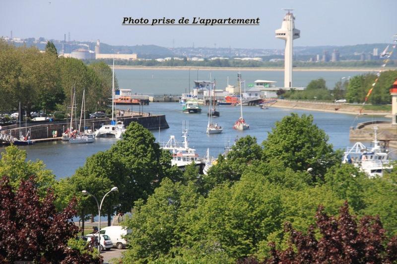 Le Bellevue - Beautiful Sea View Leilighet Honfleur Eksteriør bilde